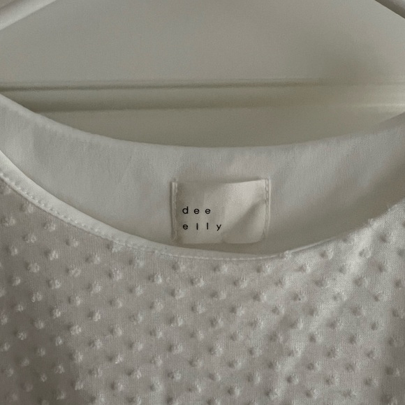 White mini polka dot dress - Picture 5 of 5